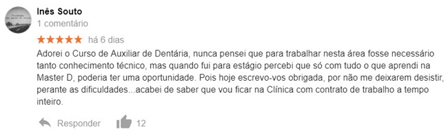 Opinião Inês Souto Opiniões Cursos Master D
